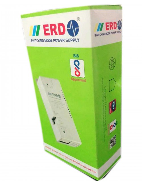 ERD CCTV POWER SUPPLY 16CH FIBER PS50T (DUAL OUTPUT) 12V/20A (FOR 20 CAMERA)