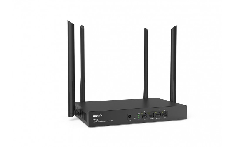 TENDA WIRELESS ROUTER DUAL BAND GIGA (AC1200) 1200 MBPS W18E 