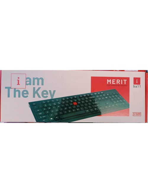 IBALL KEYBOARD WIRED USB MERIT