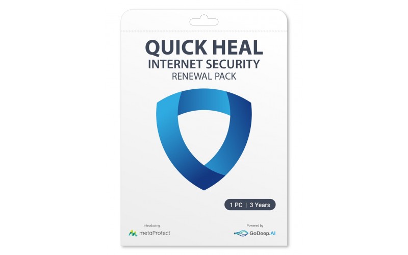 QUICK HEAL INTERNET SECURITY RENEWAL IS1UP (1 USER 3 YEAR) QHISRIS1UP