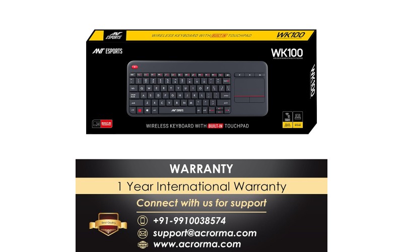 ANT ESPORTS KEYBOARD WIRELESS WITH TOUCH PAD WK100