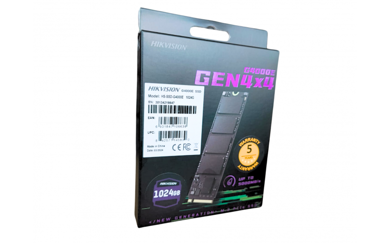 HIKVISION INTERNAL SSD 1 TB NVME GEN4 (G4000E)