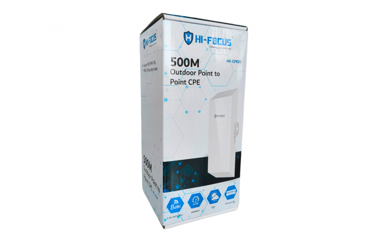 HIFOCUS OUTDOOR ACCESS POINT TO POINT (P2P) CPE01 500m