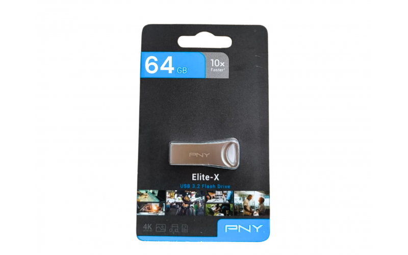 PNY PENDRIVE 64 GB USB 3.2 ( ELITE X) FD64GELTX