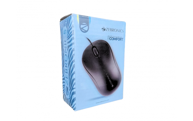 ZEBRONICS MOUSE USB ZEB COMFORT | COMFORT+