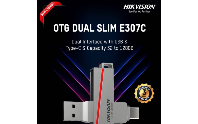 HIKVISION OTG PENDRIVE 64 GB 3.2 TYPE-C (E307C)