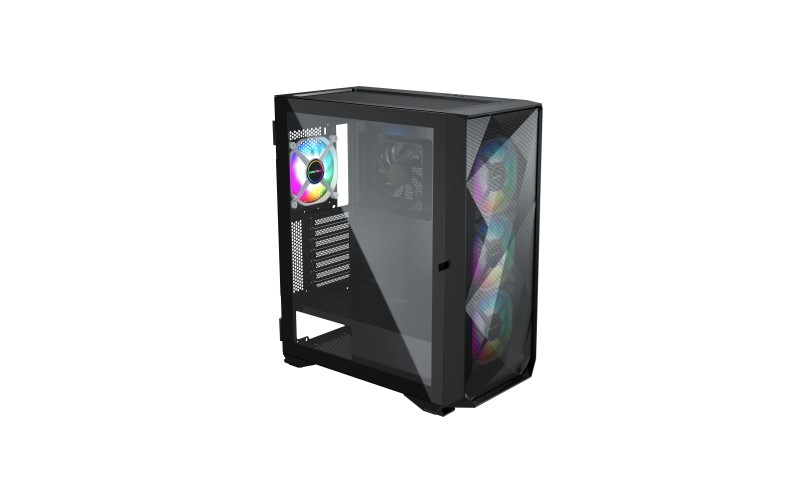 COCONUT GAMING CABINET ARGB RAMPAGE 1000D E ATX 2HDD 2SSD BLACK