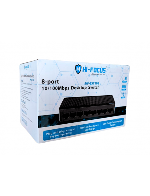 HIFOCUS DESKTOP SWITCH 8 PORT (EST108)