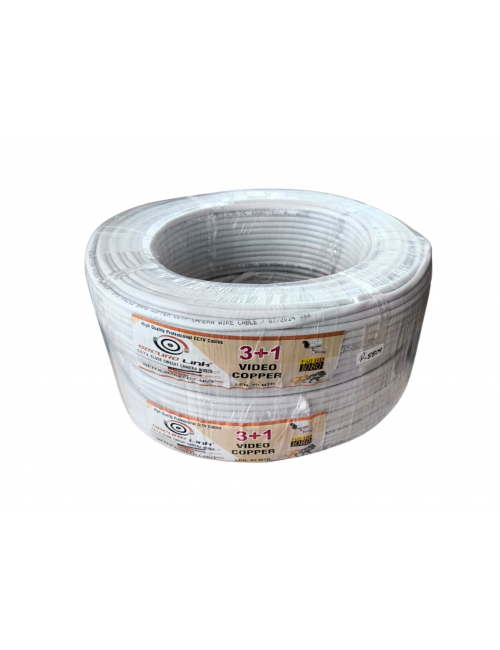 CCTV CABLE 3+1 90 YARD ALLOY INDOOR SECURELINK 