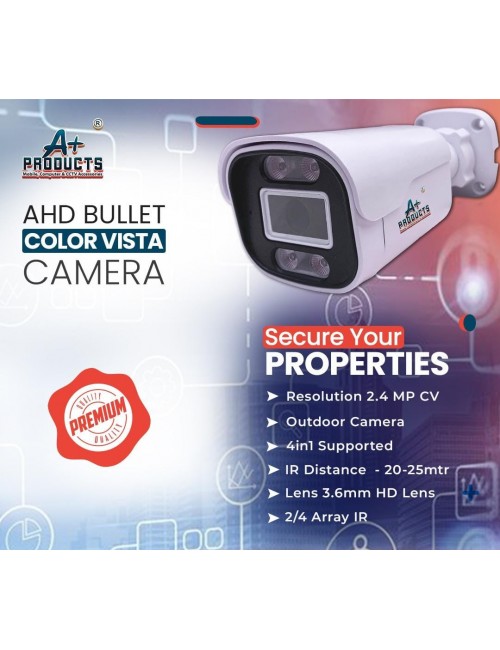 A+ PRODUCTS AHD BULLET CAMERA ECO 2.4MP 3.6MM (NIGHT COLOR VISION)