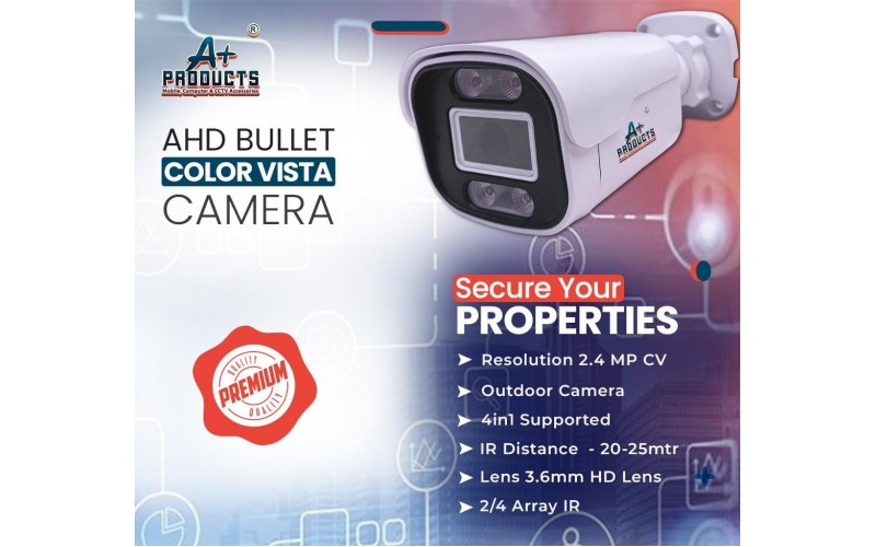 A+ PRODUCTS AHD BULLET CAMERA ECO 2.4MP 3.6MM (NIGHT COLOR VISION)