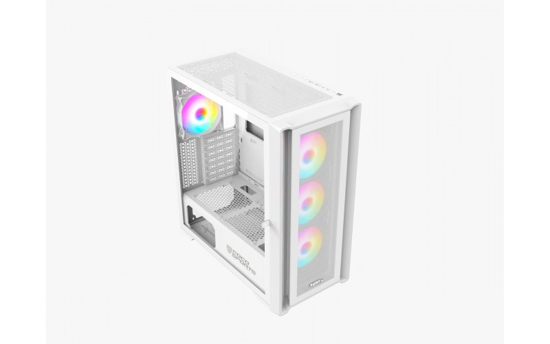 COCONUT GAMING CABINET ARGB RAMPAGE 5000D E ATX 2HDD 2SSD WHITE