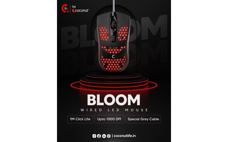 COCONUT LED MOUSE USB M110 BLOOM