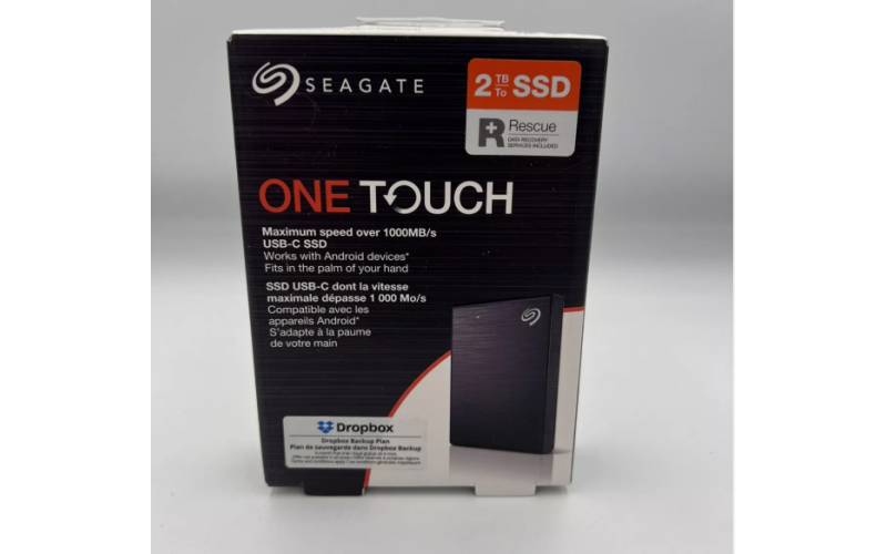 SEAGATE EXTERNAL SSD 2TB ONE TOUCH (USB C) 