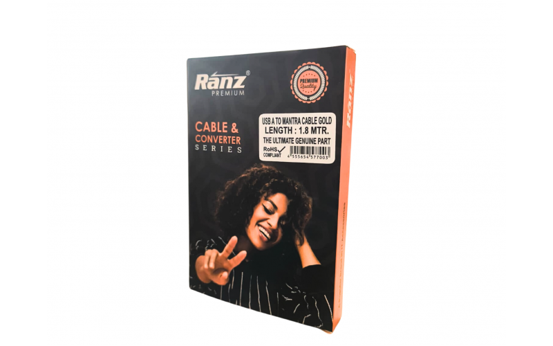 RANZ AADHAR USB CABLE FOR MANTRA DEVICE 1.8M