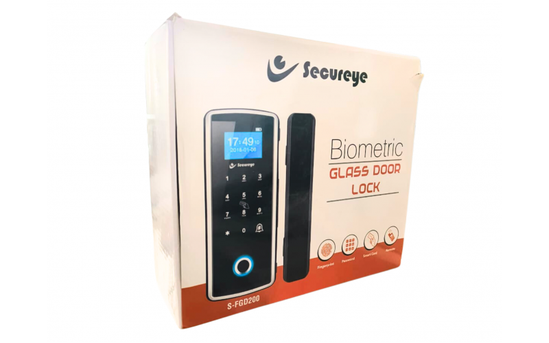 SECUREYE BIOMETRIC GLASS DOOR LOCK (S FGD200)