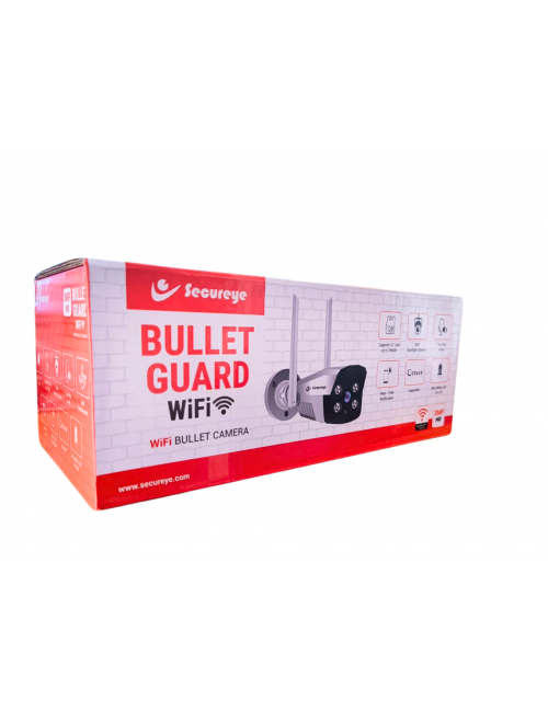 SECUREYE 3MP IP WIFI BULLET CAMERA COLOR WITHOUT 4G (2 WAY AUDIO) (SIP-3HD-WIRG-W)