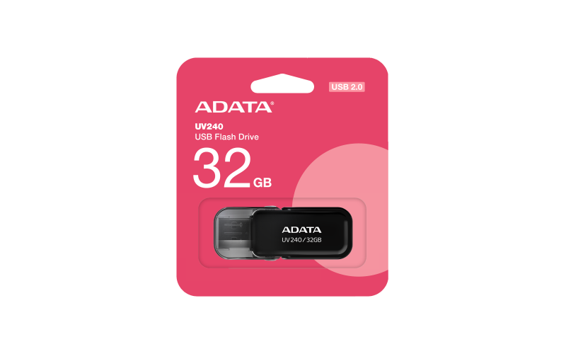 ADATA PENDRIVE 32GB 2.0 UV240 BLACK