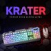 COCONUT GAMING KEYBOARD MOUSE COMBO USB KRATER (WHITE)