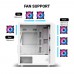 ANT ESPORTS CABINET 205 MINI 6F WHITE MID- TOWER