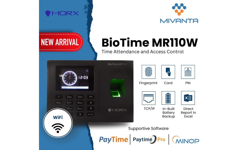 MANTRA BIOMETRIC (BIOTIME MR110W) WITH WIFI 