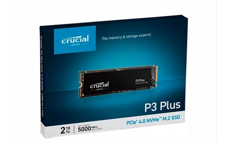 CRUCIAL INTERNAL SSD 2TB NVME P3 PLUS 5000 MB/s 