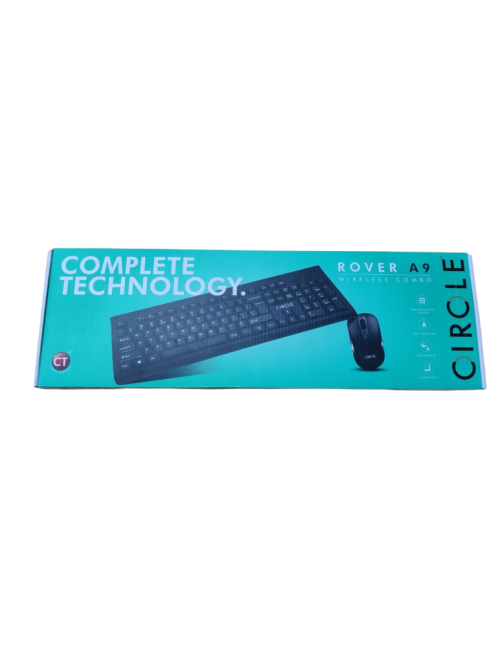 CIRCLE KEYBOARD MOUSE COMBO WIRELESS ROVER A9