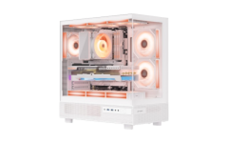 ANT ESPORTS GAMING CABINET CRYSTAL X6 RGB ATX 1HDD|2SSD WHITE