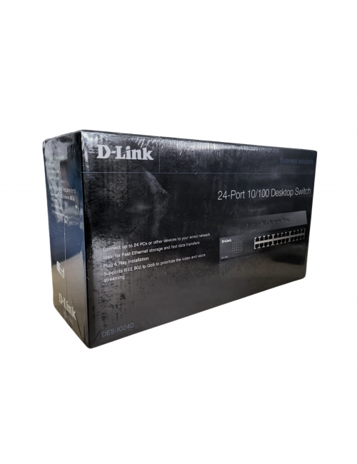 DLINK DESKTOP SWITCH 24 PORT (DES 1024)