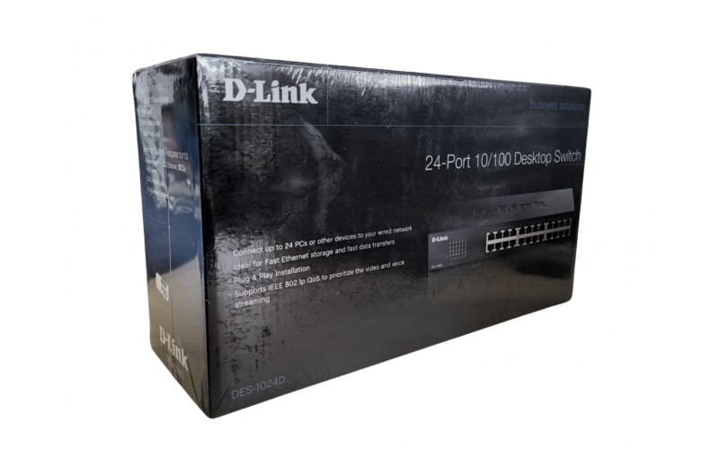 DLINK DESKTOP SWITCH 24 PORT (DES 1024)