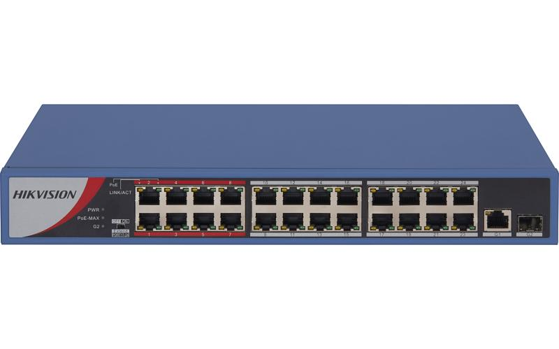 HIKVISION POE SWITCH 24 PORT (24 NORMAL + 1 GIGA UPLINK + 1 GIGA SFP) 3E0326P E