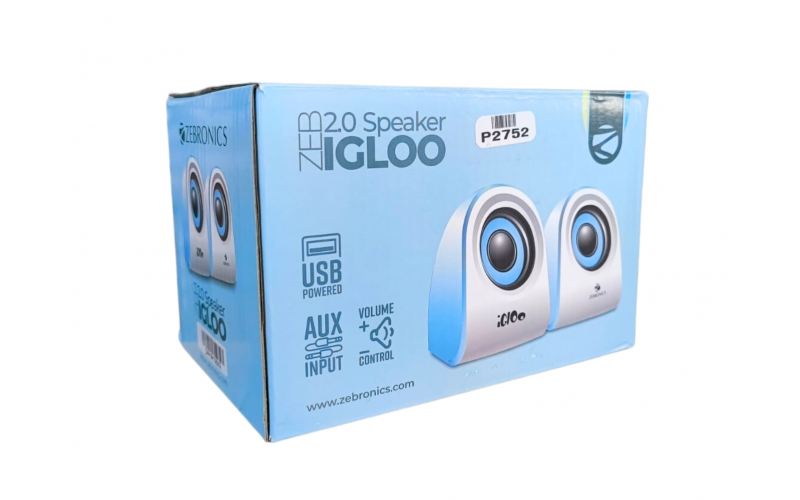 ZEBRONICS AUX SPEAKER 2.0 ZEB IGLOO (USB POWERED)