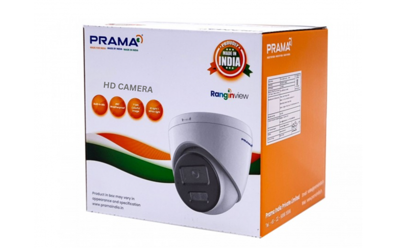 PRAMA DOME 2MP NIGHT COLOR (PT HTD70F0E LPFS) 2.8MM BUILT IN MIC