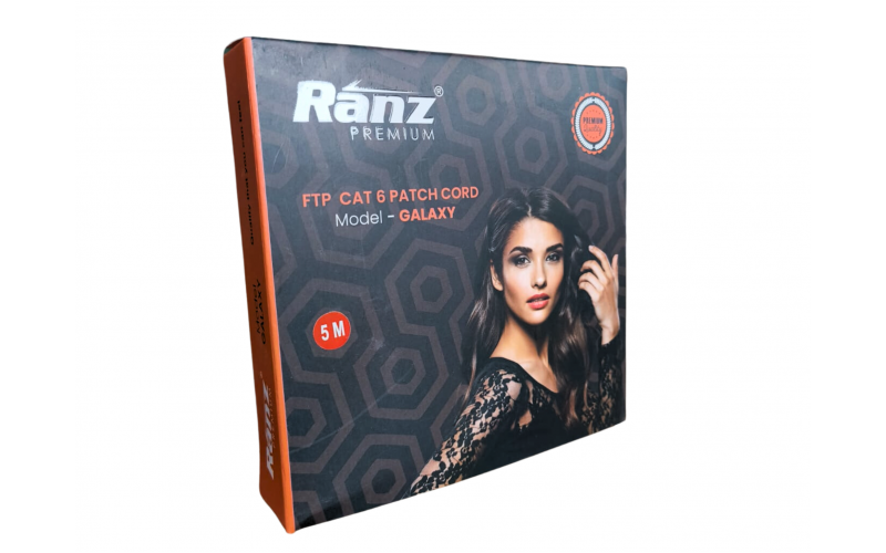 RANZ PATCH CORD CAT6 5M FTP