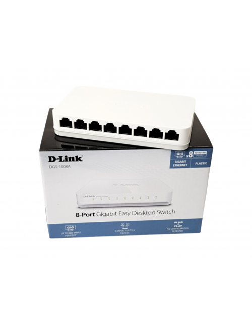 DLINK DESKTOP SWITCH 8 PORT GIGA (DGS 1008)