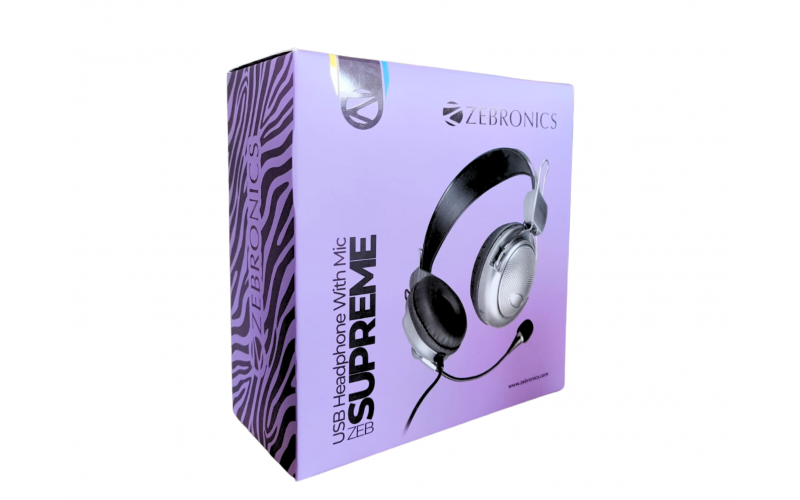 ZEBRONICS HEADPHONE WITH MIC (ZEB SUPREME)