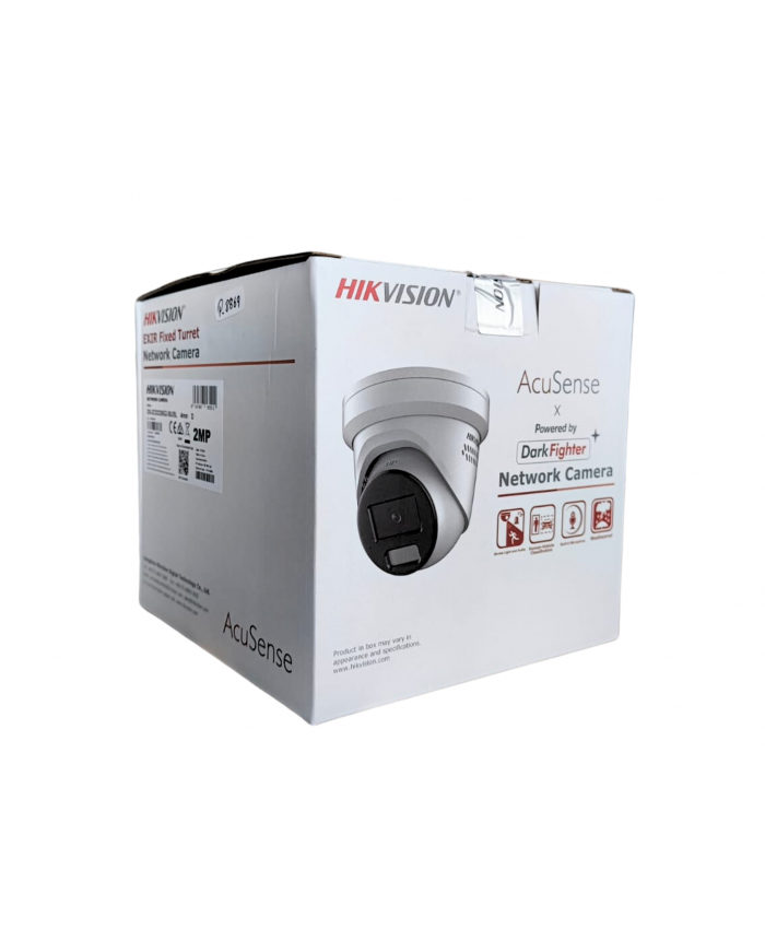 HIKVISION IP DOME 2MP ACUSENSE DARK FIGHTER (2CD2326G2 ISU SL) 4MM (TWO WAY AUDIO)