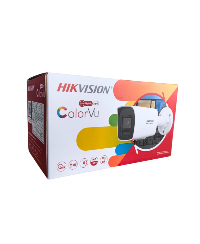 HIKVISION IP BULLET 2MP (2CD1027G2H) 4MM WITH DUAL LIGHT (BUILT IN MIC)