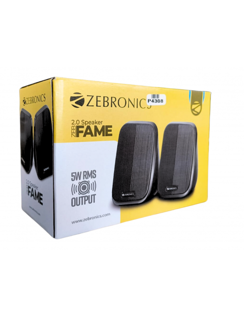 ZEBRONICS AUX  SPEAKER 2.0 FAME (USB POWERED)