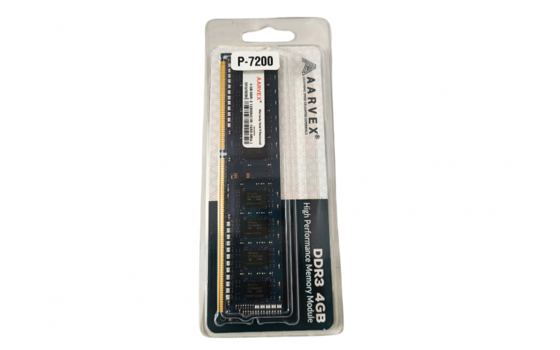 AARVEX DESKTOP RAM 4GB DDR3 1600MHZ 1R (8 CHIP) (FOR 61 & 81 ONLY)