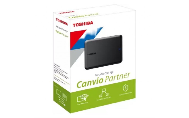 TOSHIBA EXTERNAL HARD DISK 1TB CANVIO PARTNER 2.5”