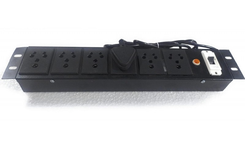 RACK PDU 6 POINT 5 / 15 AMP SOCKET WITH 16 / 32 AMP MCB WITH INDICATOR 