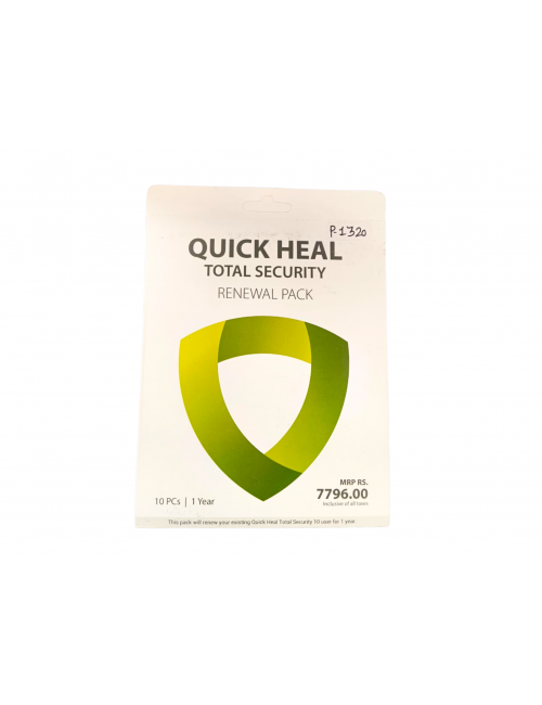 QUICK HEAL TOTAL SECURITY RENEWAL TR10UP (10 USER 1 YEAR) QHTSRTR10UP