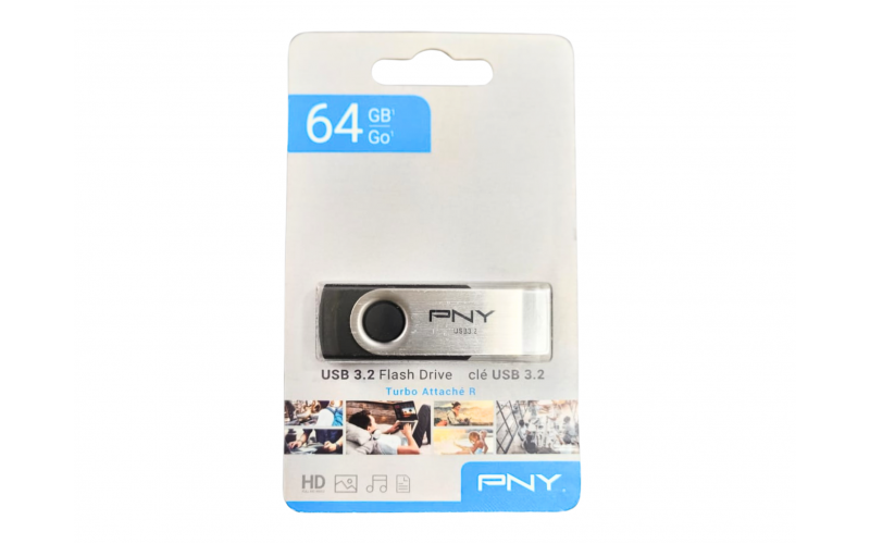PNY PENDRIVE 64GB 3.2 (PFD32ATR)