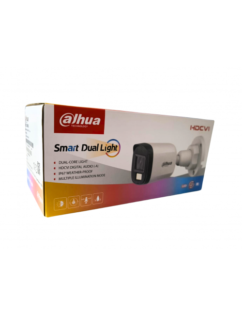 DAHUA BULLET 2MP (B1A21P UIL A) 3.6MM BUILT IN MIC WITH DUAL LIGHT