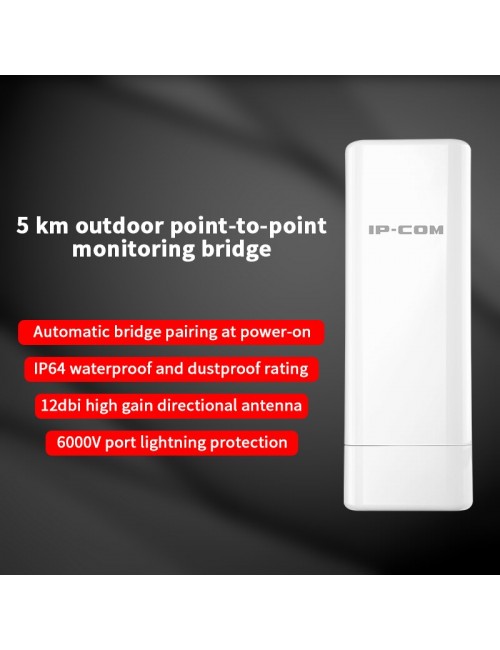 IP COM OUTDOOR ACCESS POINT TO POINT CPE9 5KM (2.4GHz)