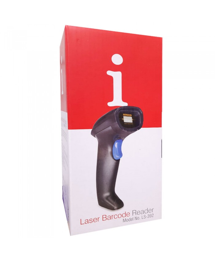 IBALL BARCODE SCANNER LASER LS392 1D (1 YEAR)