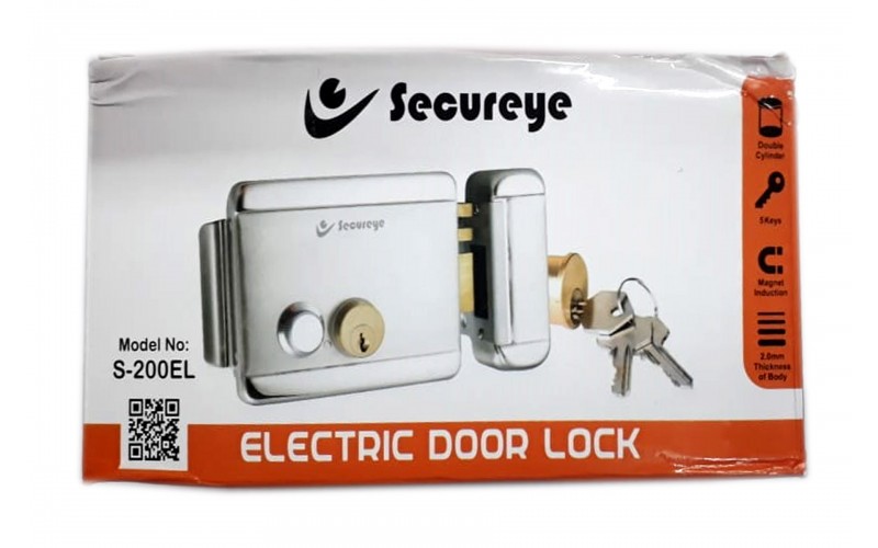 SECUREYE ELECTRIC DOOR LOCK  (RIM LOCK) 200EL (LEFT OPEN)