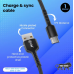 EVM USB TO MICRO USB CHARGER CABLE DATA TRANSFFR CABLE 1M C014 3AMP
