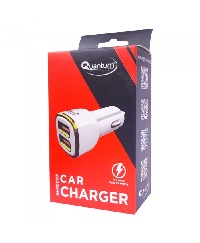 QUANTUM USB CAR CHARGER (QHMCC17P)